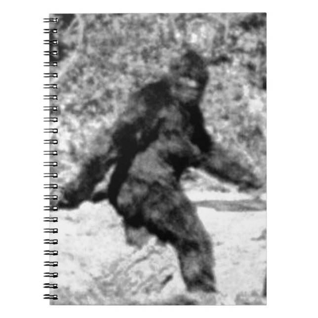 Bigfoot Spiral Notebook (Front)