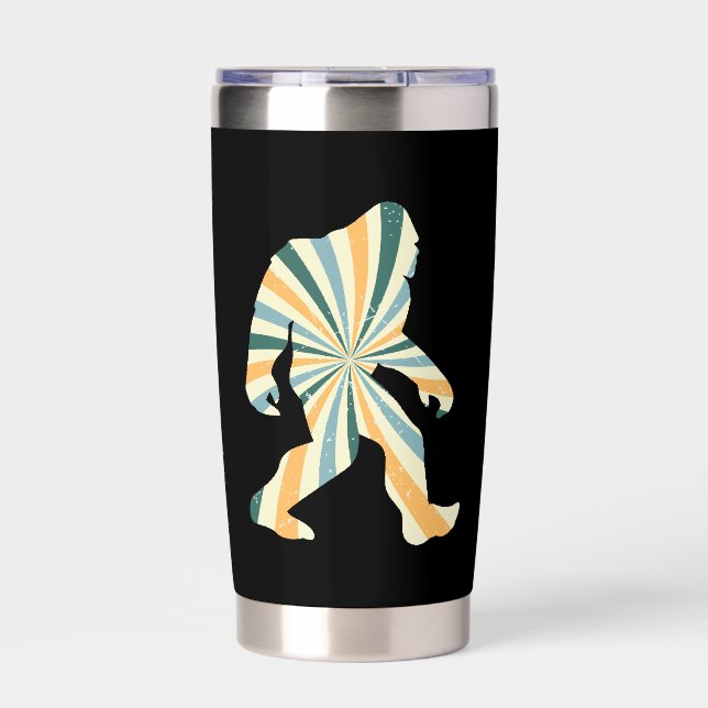 Bigfoot Squatchy Retro 90s Style Insulated Tumbler (Front)