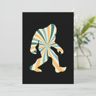 Bigfoot Squatchy Retro 90s Style Invitation