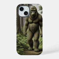 Bigfoot standing in Trees AI art