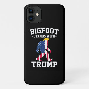 Bigfoot Stands With Trump 2024 Elections Case-Mate iPhone Case