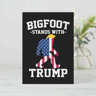 Bigfoot Stands With Trump 2024 Elections Invitation