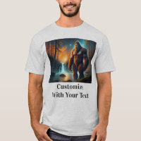 Bigfoot Starry Night Woods Moon