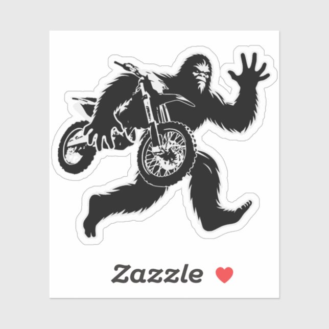 Bigfoot Stealing Dirt Bike (Sheet)