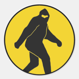 Bigfoot Sticker (Yellow)