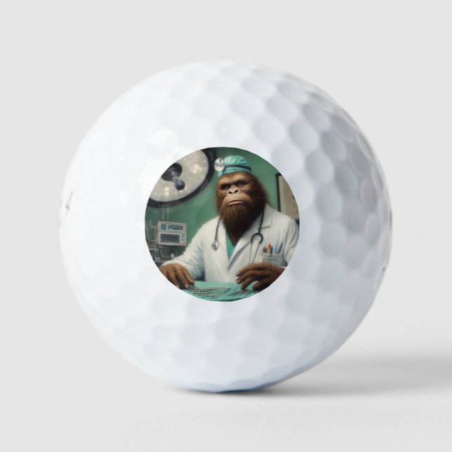 Bigfoot Surgeon Golf Balls (Front)