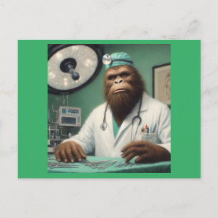 Bigfoot Surgeon Postcard
