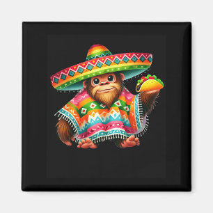 Bigfoot Taco Cinco De Mayo Sasquatch Mexican Kids Magnet