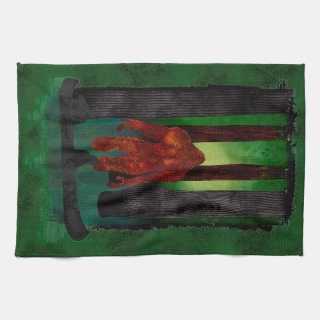 Bigfoot Tea Towel (Horizontal)