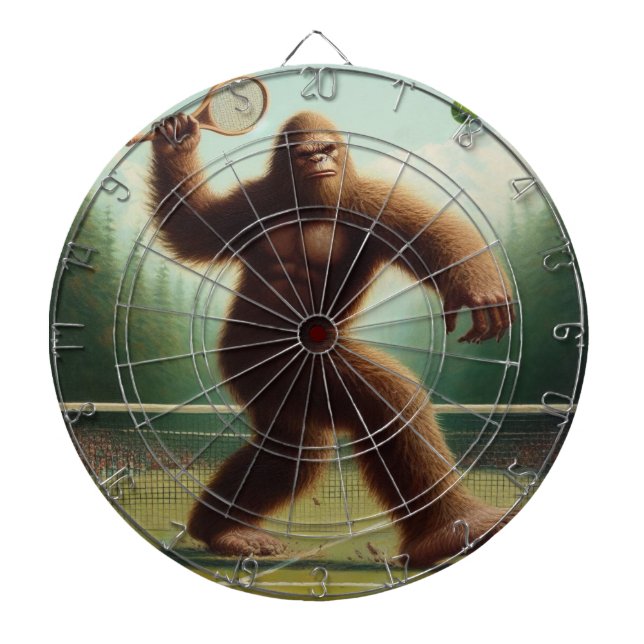 Bigfoot Tennis Dartboard (Front)