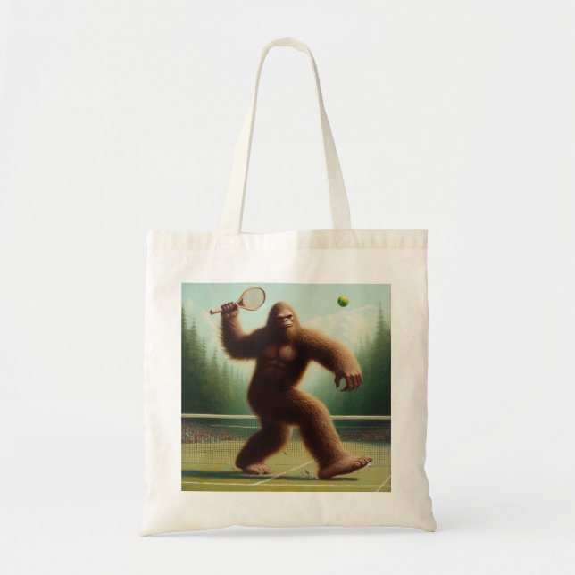 Bigfoot Tennis Tote Bag (Front)