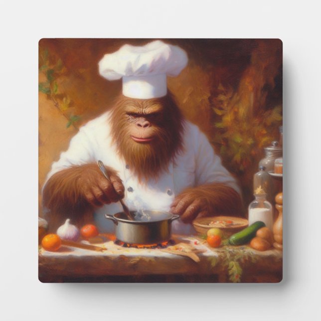Bigfoot the Chef Plaque (Front)
