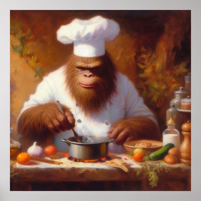 Bigfoot the Chef Poster (Front)