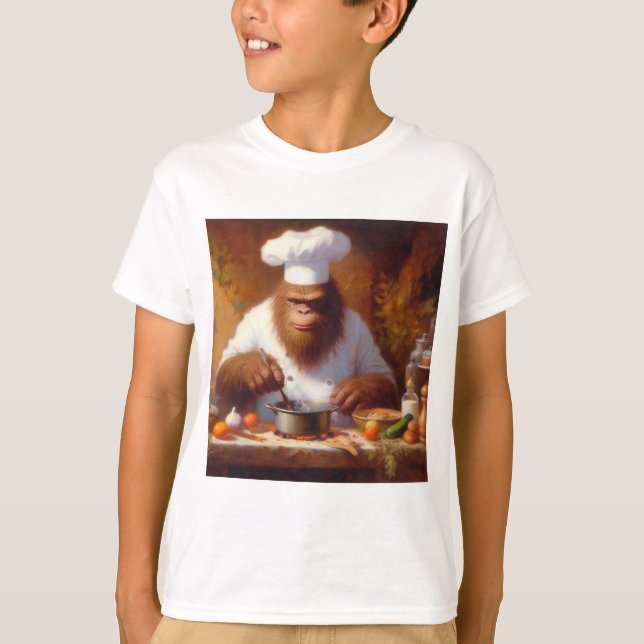 Bigfoot the Chef T-Shirt (Front)