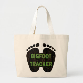 Bigfoot Tracker Large Tote Bag