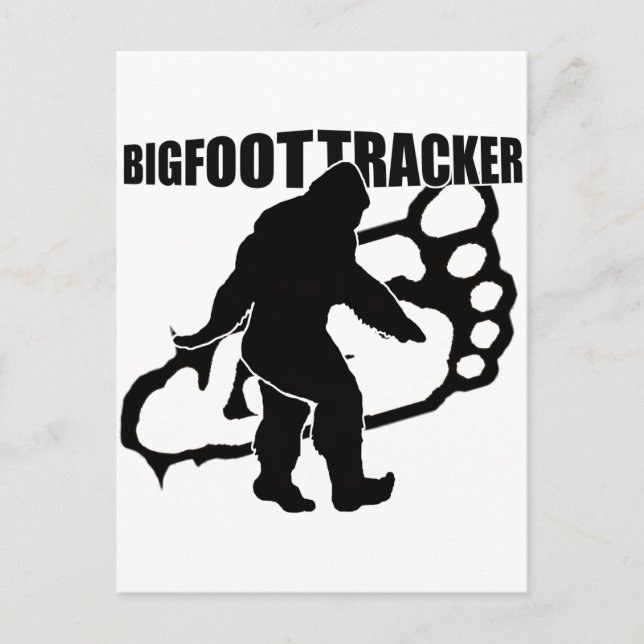 Bigfoot TRACKER Postcard (Front)