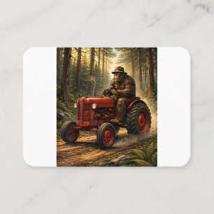 Bigfoot Tractor Design for Farmer Dad Farming Farm Business Card