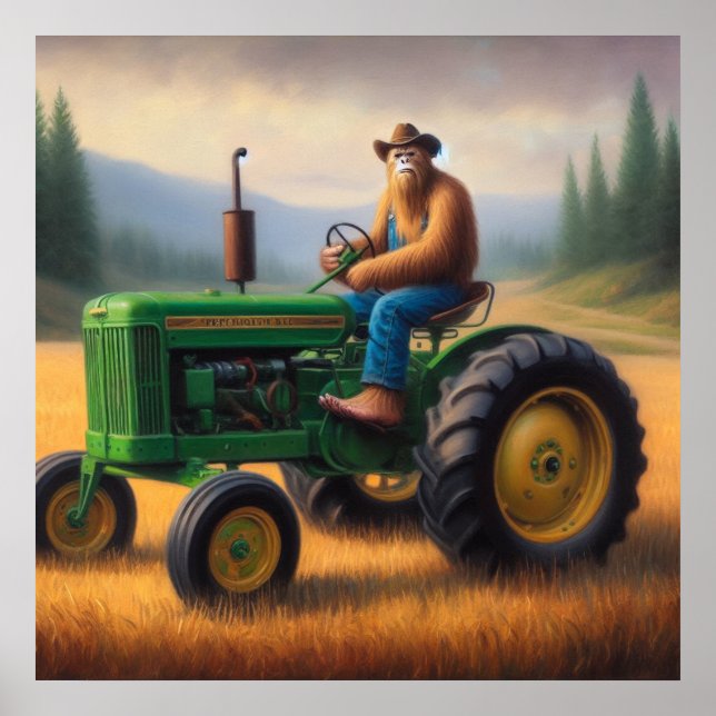 Bigfoot Tractor Poster (Front)