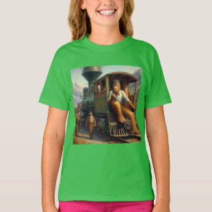 Bigfoot Train Engineer T-Shirt