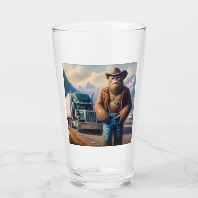 Bigfoot Truck Driver Glass (Front)