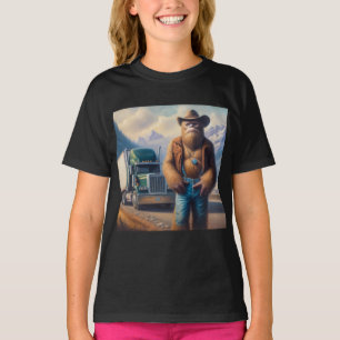 Bigfoot Truck Driver T-Shirt