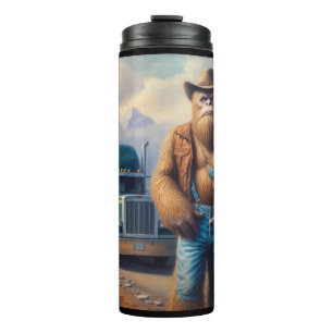 Bigfoot Truck Driver Thermal Tumbler