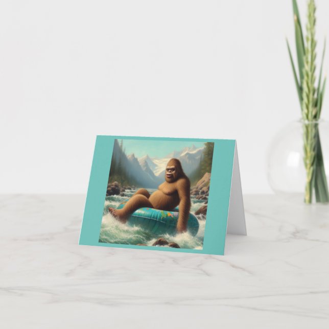 Bigfoot Tubing Card (Front)