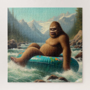 Bigfoot Tubing Jigsaw Puzzle