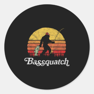Bigfoot Ufo Believer 2001 Tees Bquatch! Funny Bigf Classic Round Sticker
