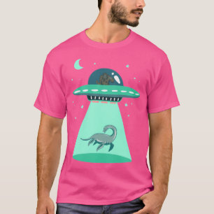 Bigfoot Ufo Lake Loch Ness Monster Funny Alien Abd T-Shirt