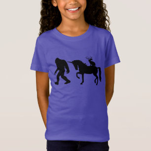 Bigfoot, Unicorn and Jackalope T-Shirt
