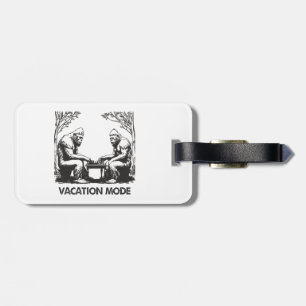 Bigfoot Vacation Mode Chess Luggage Tag