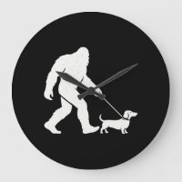Bigfoot Walking Dachshund Funny Wiener Dog Dad
