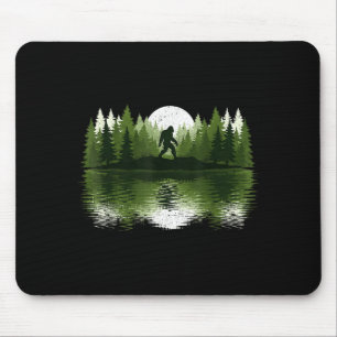 Bigfoot Walking Forest Sasquatch Woods Parks Men W Mouse Pad