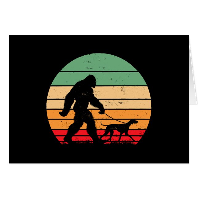 Bigfoot Walking German Shorthaired Pointer Dog Vin (Front Horizontal)