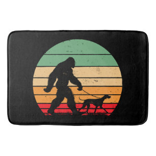 Bigfoot Walking German Shorthaired Pointer Dog Vin Bath Mat