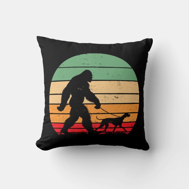 Bigfoot Walking German Shorthaired Pointer Dog Vin Cushion (Front)
