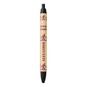 Bigfoot Walking Sasquatch Cryptid Office Fun Black Ink Pen