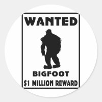 Bigfoot Wanted Poster