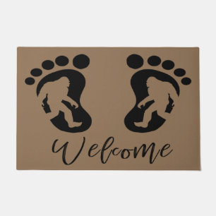 Bigfoot Welcome Doormat Bigfoot Home Decor