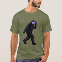 Bigfoot with Camera - Funny Photography Selfie T-S