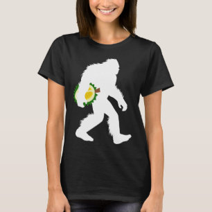 Bigfoot With Durian Stinky Tropical Fruit Sasquatc T-Shirt