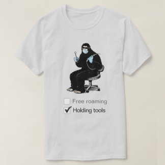 Bigfoot works in a dental clinic T-Shirt