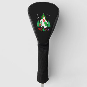 Bigfoot Yeti Sasquatch Christmas Believe Christmas Golf Head Cover