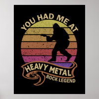 Bigfoot You Had Me At Heavy Medal Rock Legend