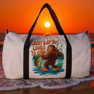 Bigfoots Catch of the Day Duffle Bag