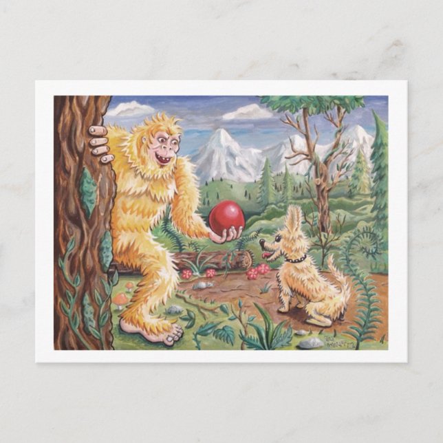 Bigfoot's Friend Postcard (Front)
