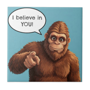 Bigfoot's Got Your Back Tile
