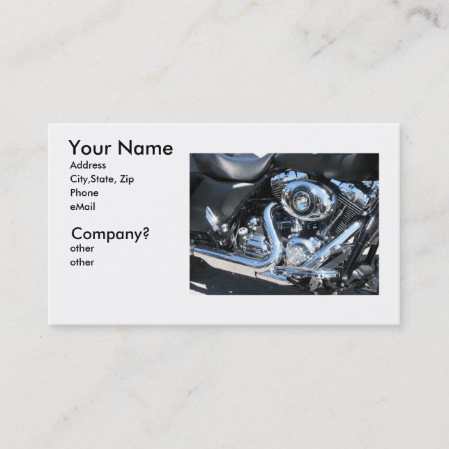 Bigger is Better Business Card (Front)