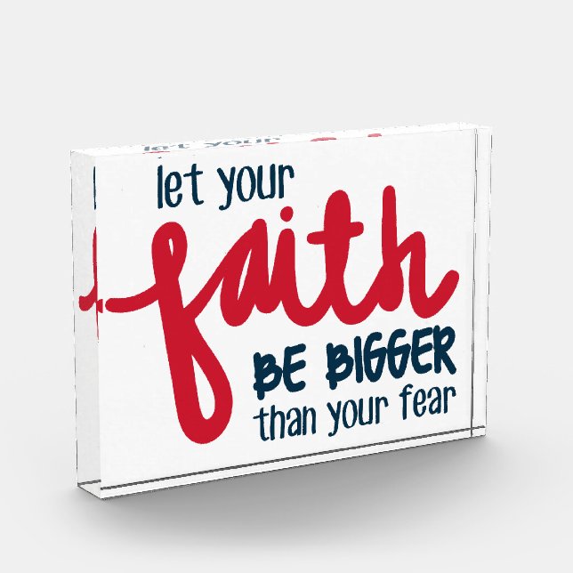 Bigger than your fear photo block (Left)